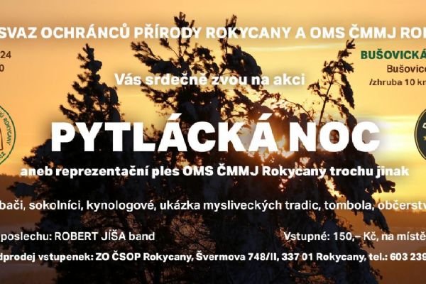 Ochránci přírody společně s myslivci zvou do Bušovic na Pytláckou noc