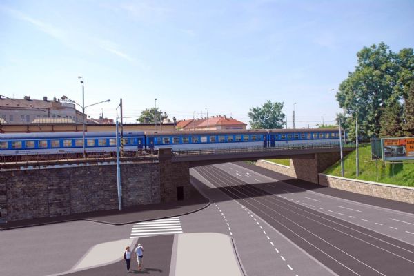 V Plzni začala velká uzavírka mostů před vlakovým nádražím