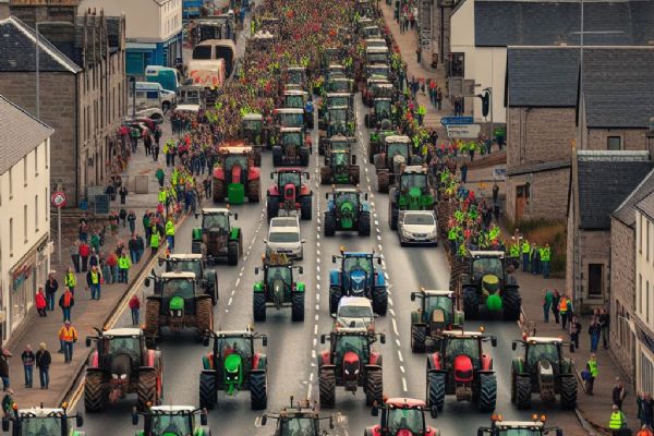 Protesty farmářů: Traktory zpomalí dopravu na Vysočině