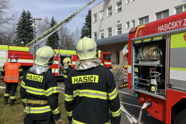 Požár v Jablonecké nemocnici se obešel bez zranění