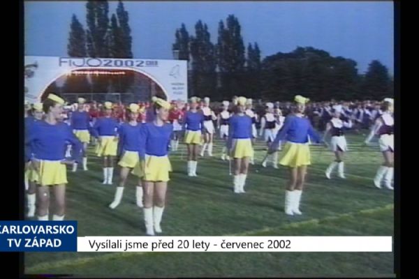 2002 – Cheb: Na 15. ročník festivalu FIJO dorazilo 1200 účastníků (TV Západ)