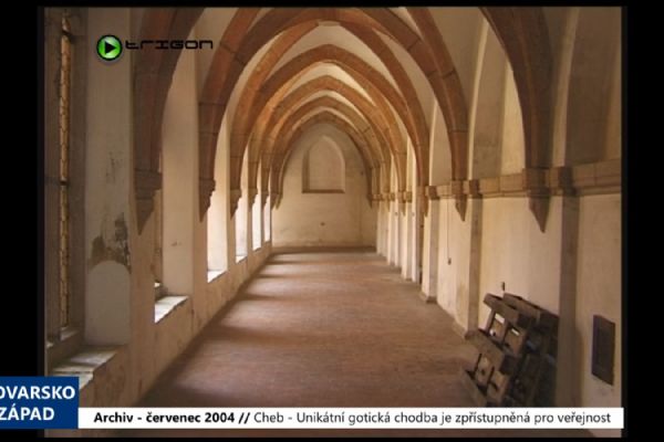 2004 – Cheb: Unikátní gotická křížová chodba je zpřístupněná pro veřejnost (TV Západ)