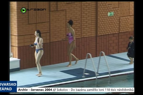 2004 – Sokolov: Do bazénu zamířilo loni 118 tisíc návštěvníků (TV Západ)