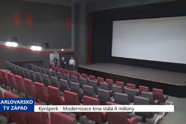 Kynšperk: Modernizace kina stála 4 miliony (TV Západ)