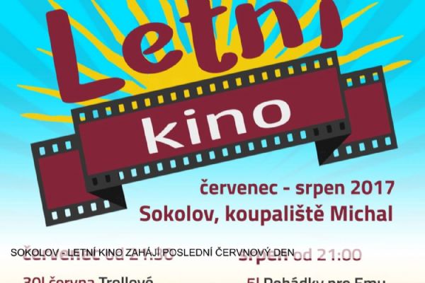 Sokolov: Letní kino zahájí poslední červnový den (TV Západ)