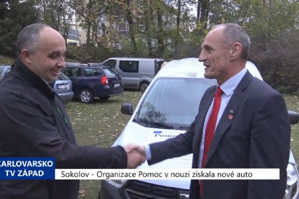 Sokolov: Organizace Pomoc v Nouzi získala nové auto (TV Západ)
