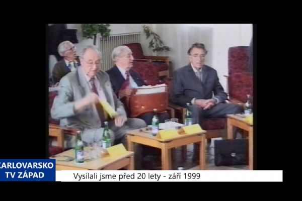 1999 – Cheb: Proběhlo jednání se zástupci vysídlených Němců (TV Západ)
