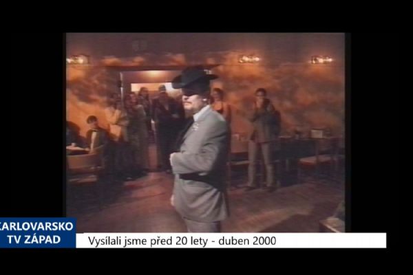 2000 – Cheb: Na netradiční ples divadla zavítalo přes 350 návštěvníků (TV Západ)