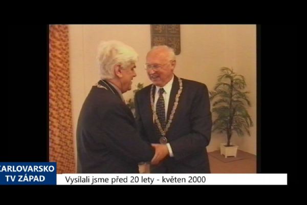 2000 – Sokolov: Byla podepsána partnerská smlouva se Schwandorfem (TV Západ)