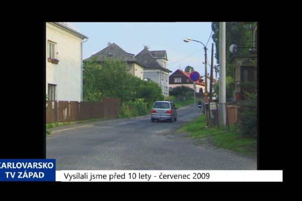 2009 - Cheb: Projde Zemědělská ulice rekonstrukcí? (3767) (TV Západ)