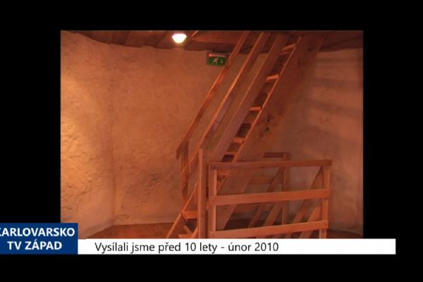 2010 – Cheb: Mlýnská věž na hradě je opravena (3959) (TV Západ)	