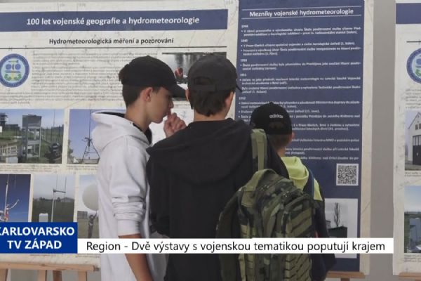 Region: Dvě výstavy s vojenskou tématikou poputují krajem (TV Západ)