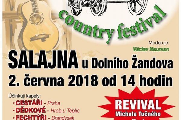 Salajna: V obci se bude konat 15. ročník country festivalu