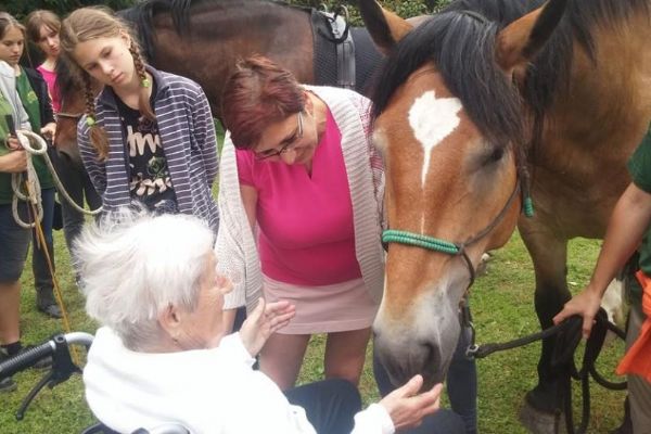 Stará Role: Seniory potěšila návštěva ochočených zvířátek 