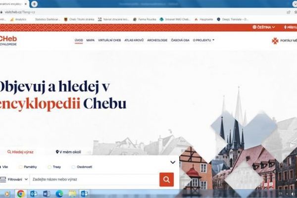 Web VISIT CHEB navazuje na interaktivní encyklopedii města Chebu