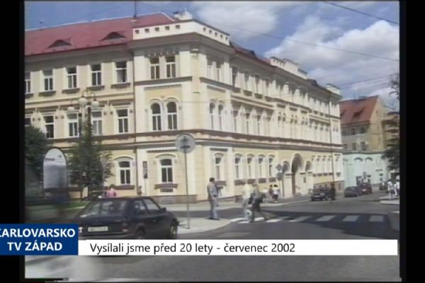 2002 – Cheb: Město získalo budovu Okresu do výpůjčky (TV Západ)