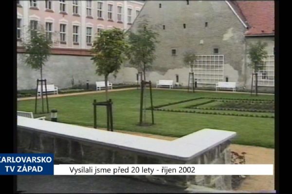 2002 – Cheb: Otevřela se zrekonstruovaná Klášterní zahrada (TV Západ)