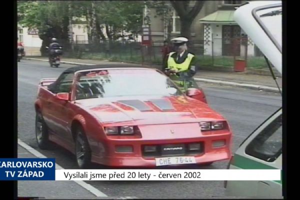 2002 – Cheb: Řidiči dostávali od dětí ovoce (TV Západ)