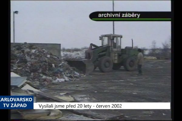 2002 – Cheb, Třebeň: Město pomůže se sanací skládky (TV Západ)