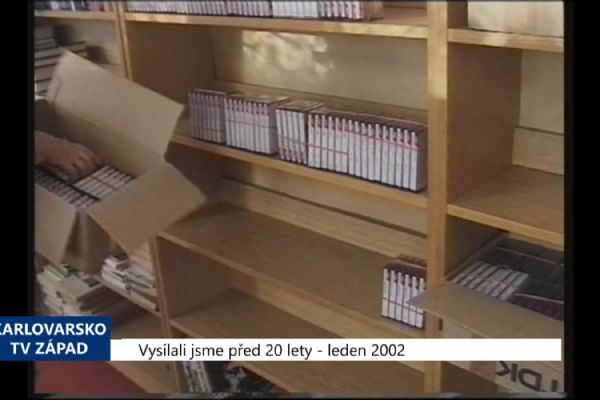 2002 – Cheb: V knihovně vzniklo zvukové oddělení pro nevidomé (TV Západ)