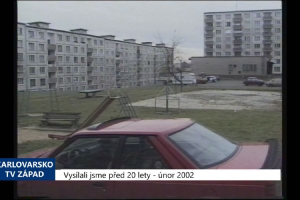 2002 – Sokolov: Chodníky se vyvýší nad vozovku kvůli parkování (TV Západ)