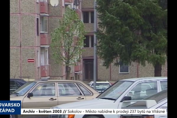 2003 – Sokolov: Město nabídne k prodeji 237 bytů na Vítězné (TV Západ)