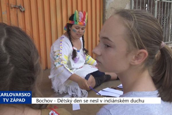 Bochov: Dětský den se nesl v indiánském duchu (TV Západ)