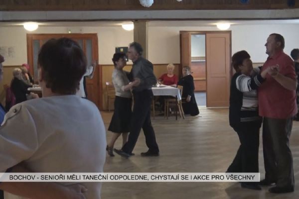 Bochov: Senioři měli taneční odpoledne, chystají se i akce pro všechny (TV Západ)