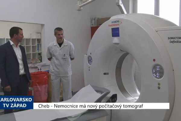 Cheb: Nemocnice má nový počítačový tomograf (TV Západ)