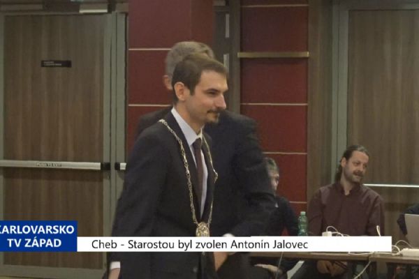 Cheb: Starostou byl zvolen Antonín Jalovec (TV Západ)