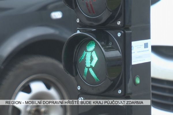Karlovy Vary: Mobilní dopravní hřiště bude kraj půjčovat zdarma (TV Západ)