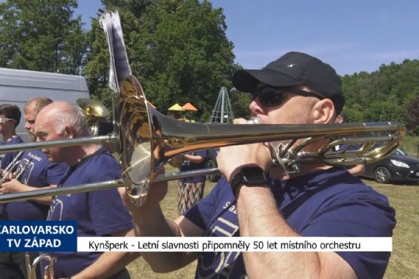 Kynšperk: Letní slavnosti připomněly 50 let místního orchestru (TV Západ)