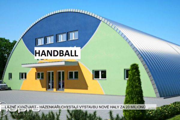 Lázně Kynžvart: Házenkáři chystají výstavbu nové haly za 20 milionů (TV Západ)