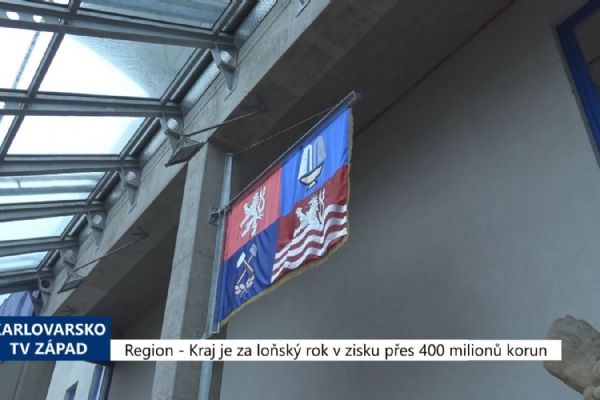 Region: Kraj je za loňský rok v zisku přes 400 milionů korun (TV Západ)