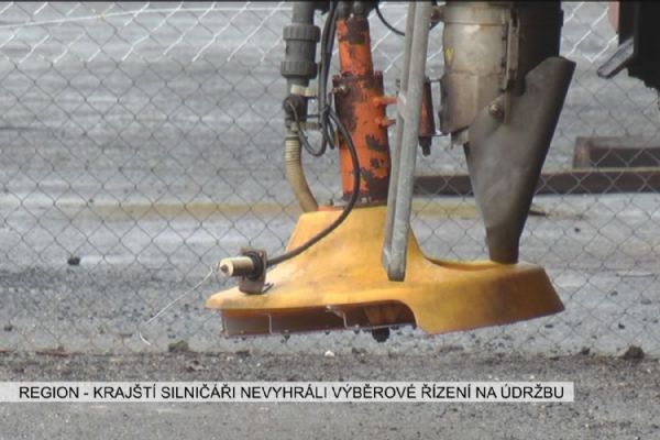 Region: Krajští silničáři nevyhráli výběrové řízení na údržbu (TV Západ)