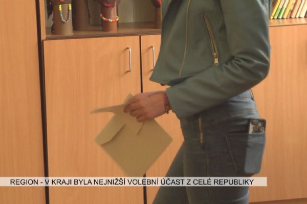 Region: V kraji byla nejnižší volební účast z celé republiky (TV Západ)