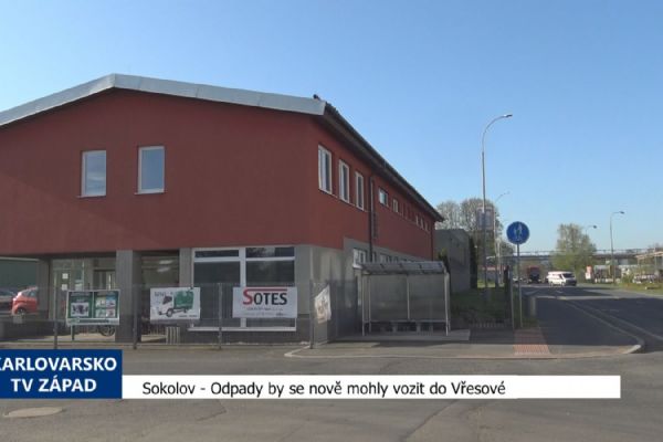 Sokolov: Odpady by se nově mohly vozit do Vřesové (TV Západ)