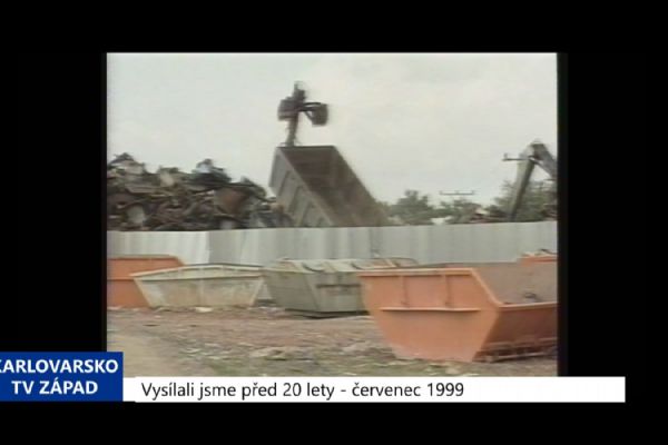 1999 - Třebeň: Skládka nevyhověla legislativě (TV Západ)