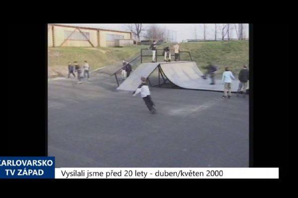 2000 – Cheb: Byl slavnostně otevřen skatepark (TV Západ)