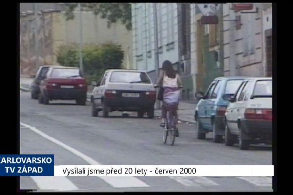 2000 – Cheb: Na radnici se jednalo o cyklostezkách (TV Západ)