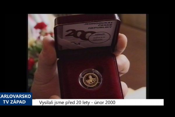 2000 – Cheb: První letošní miminka dostala Jednodukát z ryzího zlata (TV Západ)
