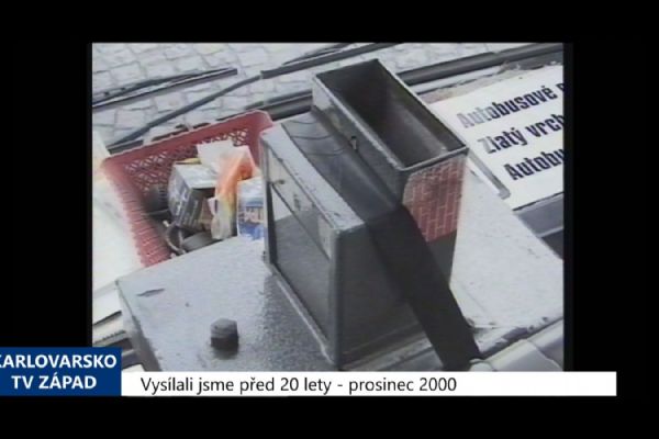 2000 – Cheb: Radnice na provoz MHD dá o milion víc než loni (TV Západ) 