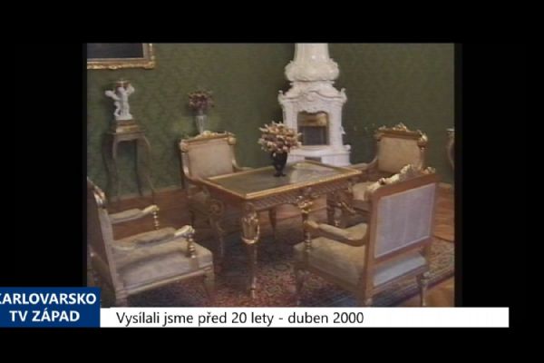 2000 – Kynžvart: Po 25 letech otevřel zámek své brány veřejnosti (TV Západ)