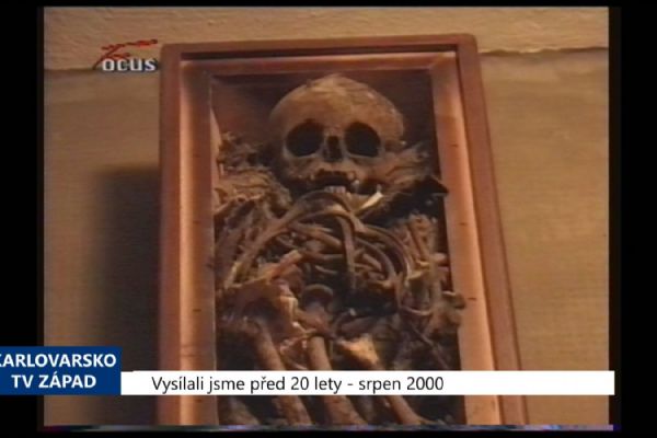 2000 – Sokolov: Oprava kapucínského kláštera s kostelem pokračuje (TV Západ)