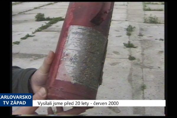 2000 – Sokolov: Staré hasičáky mohou způsobit ekologickou havárii (TV Západ)