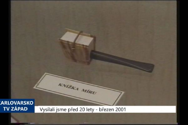 2001 – Cheb: V knihovně vystavují kuriózní knižní miniatury (TV Západ)