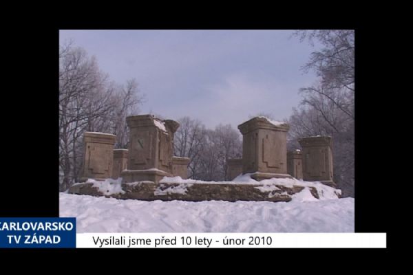 2010 – Cheb: Veřejná sbírka na opravu vyhlídkového altánu (3957) (TV Západ)
