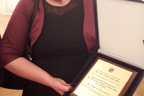 Cenu ministra zdravotnictví získala Dagmar Soukupová