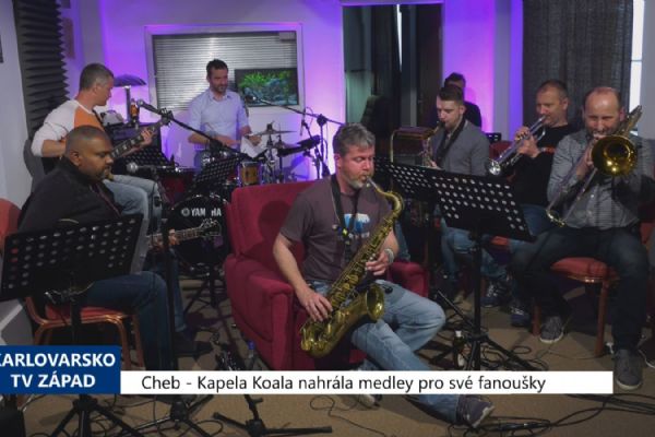 Cheb: Kapela Koala nahrála medley pro své fanoušky (TV Západ)