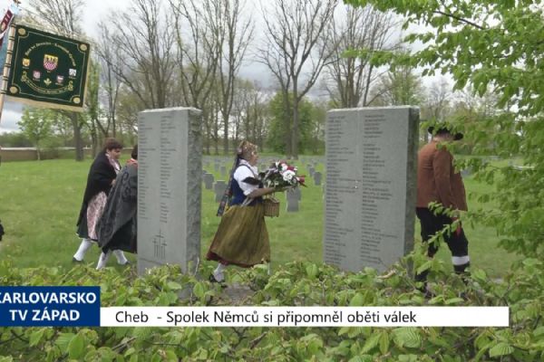 Cheb: Spolek Němců si připomněl oběti světové války (TV Západ)